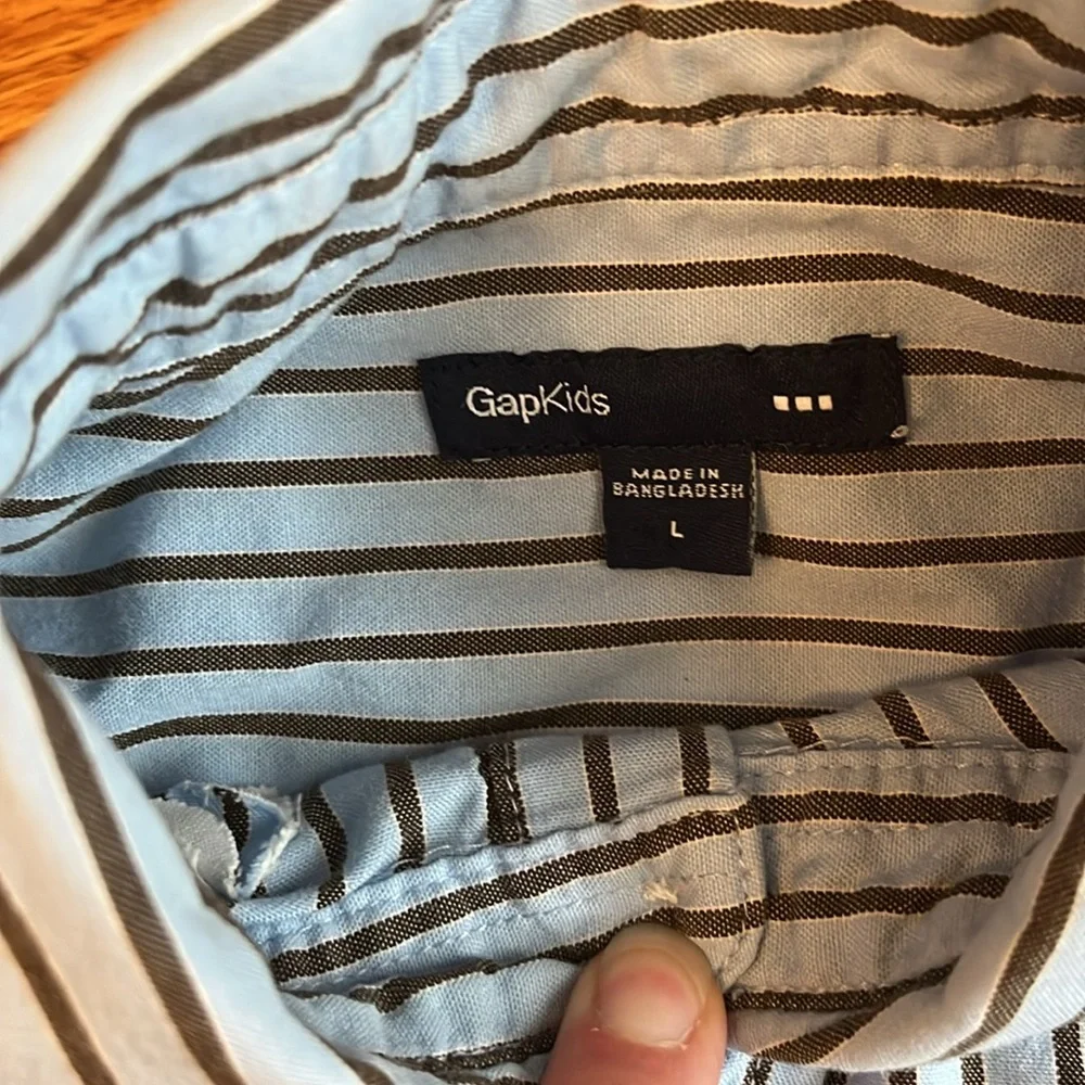 Gap kids Striped button down